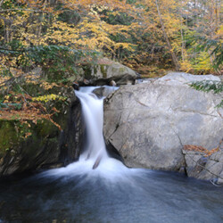 Lincoln Brook Falls in Warren, VT