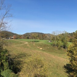Near the top of Whitetop